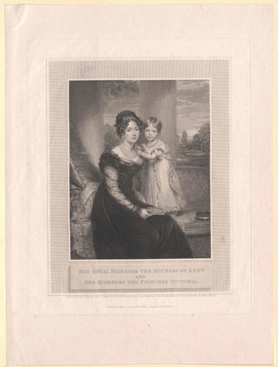 Prinsessa av Sachsen Coburg-Saalfeld Victoria av Artist Unknown