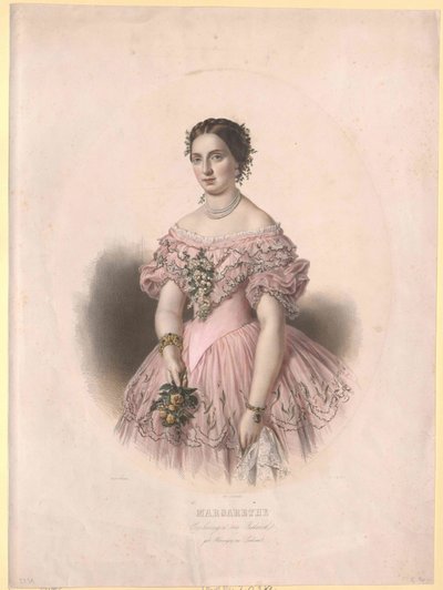 Prinsessa av Sachsen Margareta av Artist Unknown