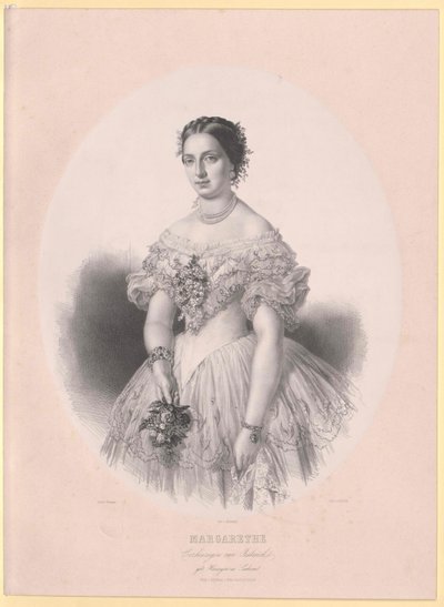 Prinsessa av Sachsen Margareta av Artist Unknown