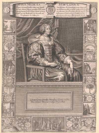 Prinsessan av Toscana Maria de "Medici av Artist Unknown