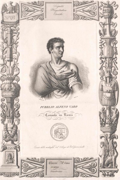 Publius Alphenus Varus av Artist Unknown