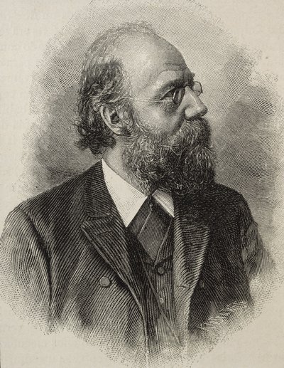 RICKERT, Heinrich (1863-1936). Tysk filosof, en av de ledande nykantianerna. Gravyr av Artist Unknown