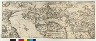 Återerövring av Esztergom 1595 av Artist Unknown