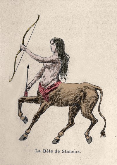 Representation av Bete of Staneux Illustration av Artist Unknown