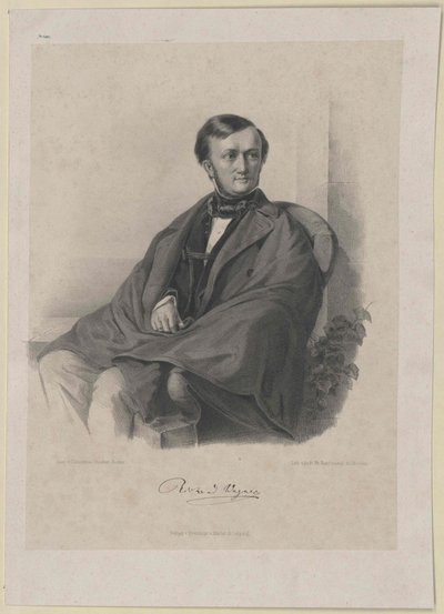 Richard Wagner av Artist Unknown