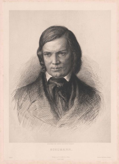 Robert Schumann av Artist Unknown