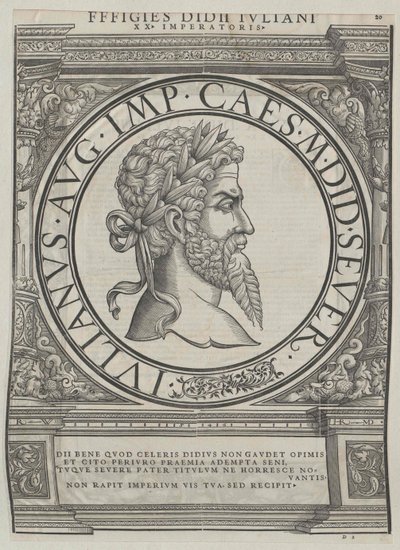 Romerske kejsaren Didius Julianus av Artist Unknown