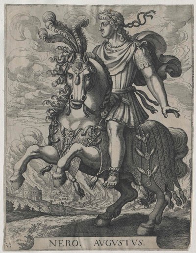 Romerske kejsaren Nero av Artist Unknown