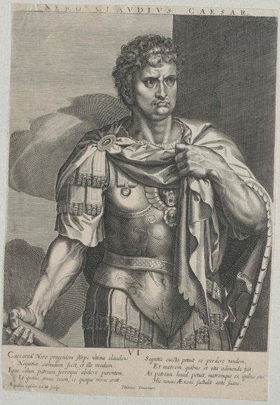 Romerske kejsaren Nero av Artist Unknown