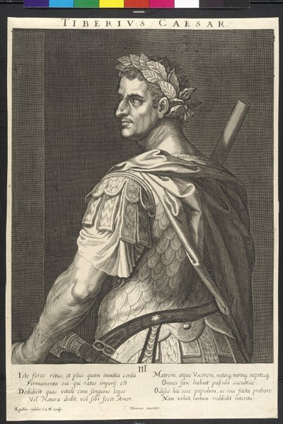 Romerske kejsaren Tiberius av Artist Unknown