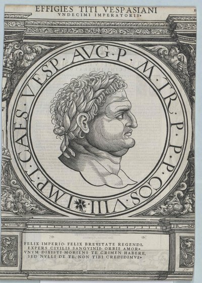 Romerske kejsaren Titus av Artist Unknown