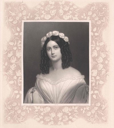 Rosalie Julie von Wuellerstorf och Urbair (tryck) av Artist Unknown