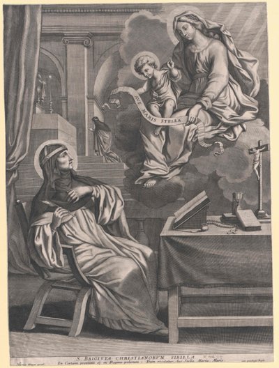 Heliga Brigitta av Sverige av Artist Unknown