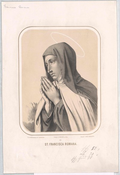 Sankt Frances Romana av Artist Unknown