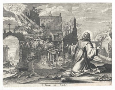Sankt Franz av Paula av Artist Unknown