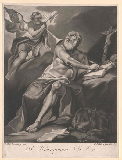 Sankt Jerome av Artist Unknown