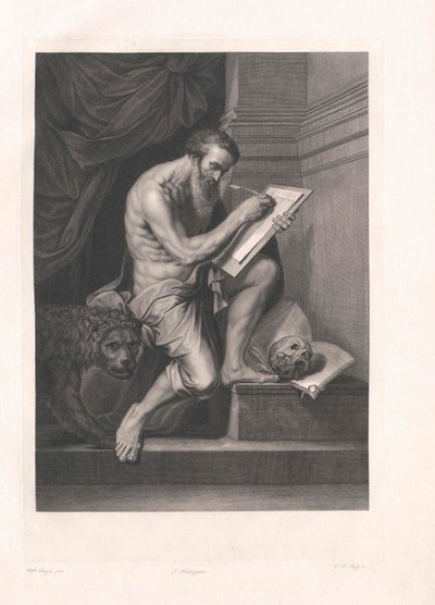 Sankt Jerome av Artist Unknown