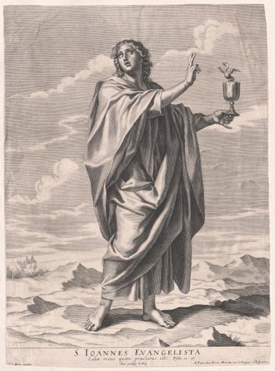 Sankt Johannes evangelisten av Artist Unknown
