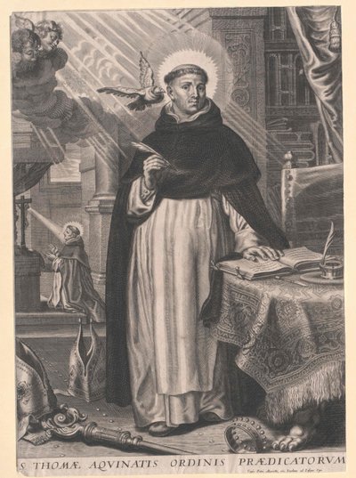 Sankt Thomas av Aquino av Artist Unknown