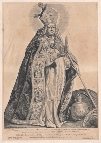 Sankt Willibrord av Artist Unknown