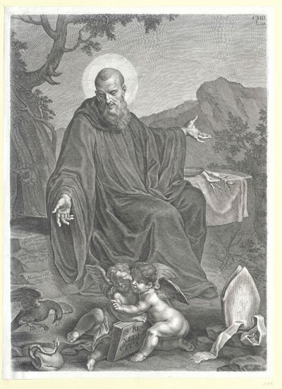 Sankt Benedictus av Nursia av Artist Unknown