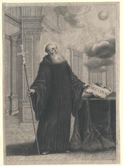 Sankt Benedictus av Nursia av Artist Unknown