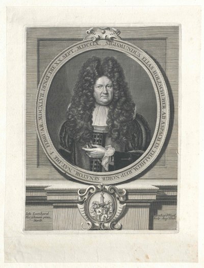 Sigismund Elijah Holzschuher av Aspach och Thalheim av Artist Unknown