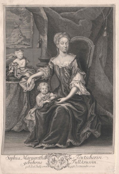 Sophia Margaretha Fullkruss av Artist Unknown