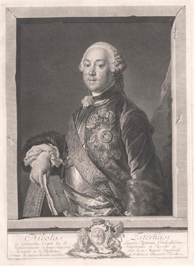 S:t Nikolaus greve Esterhazy av Galantha av Artist Unknown