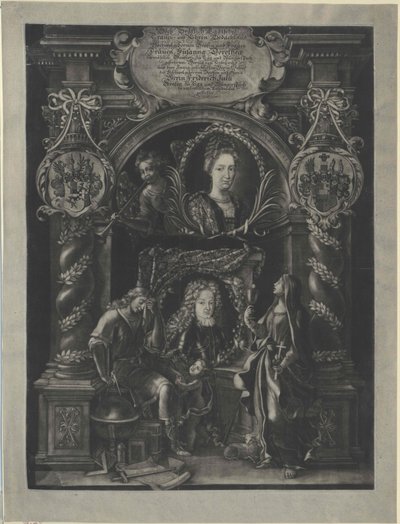 Susanna Dorothea von Eybiswald (tryck) av Artist Unknown