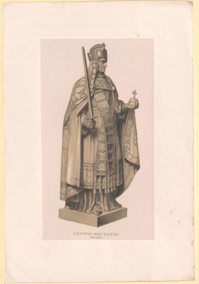 Den bayerske kejsaren Ludvig IV av Artist Unknown