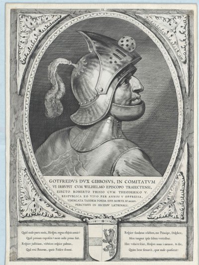 Den puckelryggige Gottfried ] (tryck) av Artist Unknown
