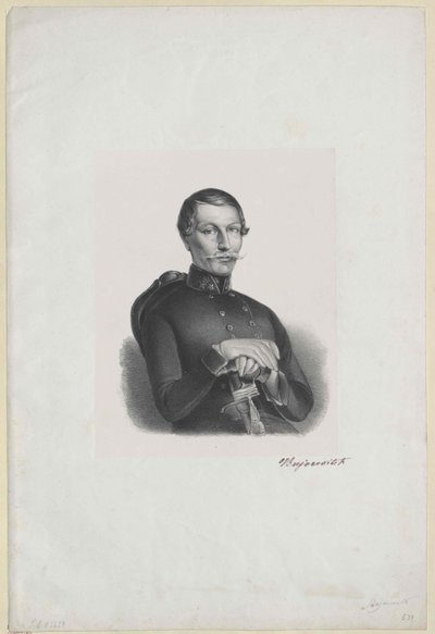 Titus de Bujanovits-Aggtelek av Artist Unknown