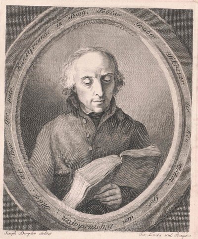Tobias Gruber (print) av Artist Unknown