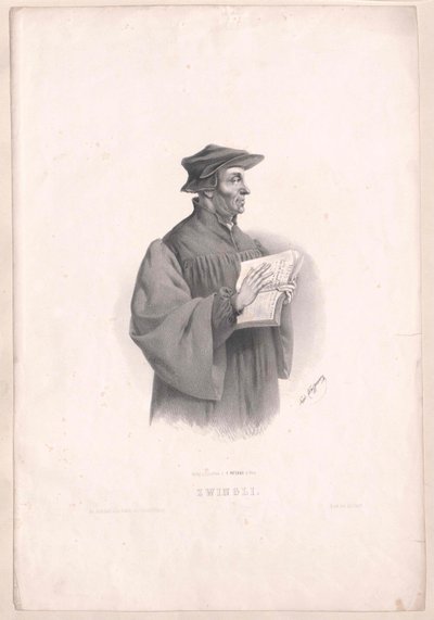 Ulrich Zwingli av Artist Unknown