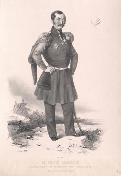 Vasilij Osipov greve Bebutov av Artist Unknown
