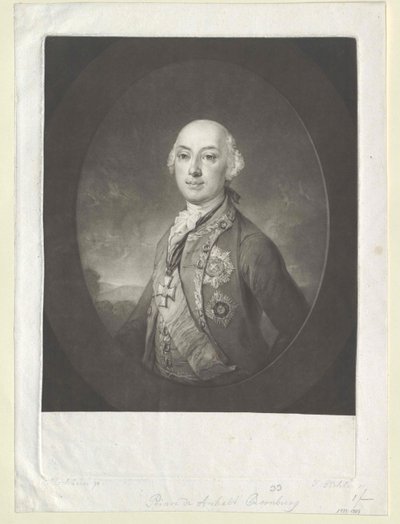 Victor Amadeus prins Anhalt-Bernburg-Schaumburg-Hoym av Artist Unknown