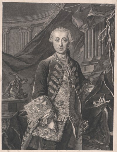 Wenzel Anton furste av Kaunitz-Rietberg av Artist Unknown