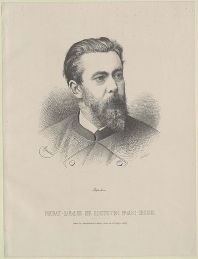 Wilhelm Jensen av Artist Unknown
