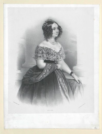 Wilhelmine grevinna Colloredo-Mannsfeld av Artist Unknown