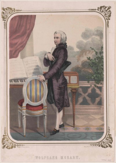 Wolfgang Amadeus Mozart av Artist Unknown