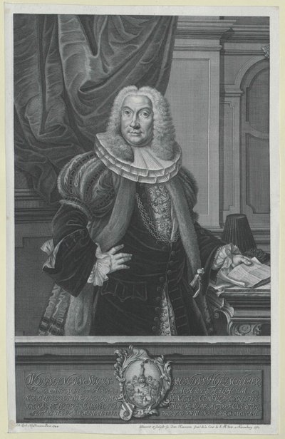 Wolfgang Sigismund Holzschuher av Artist Unknown