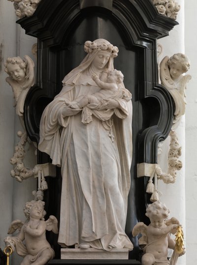Saint Rosa of Lima (marmor) av Artus I Quellinus