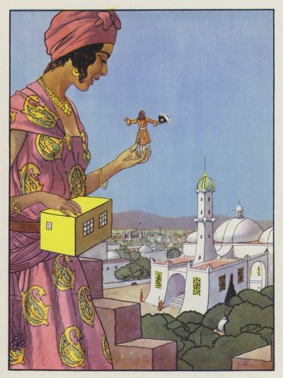 Illustration för Gullivers resor av Jonathan Swift av Artus Scheiner