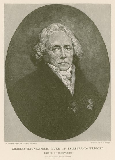 Charles Maurice de Talleyrand-Périgord av Ary Scheffer