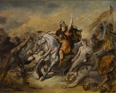 Slaget vid Tolbiac av Ary Scheffer