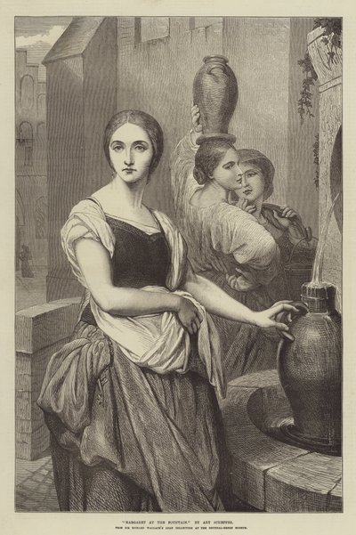Margaret vid fontänen av Ary Scheffer