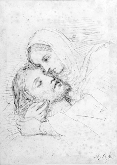 Maria med den döde Kristus av Ary Scheffer