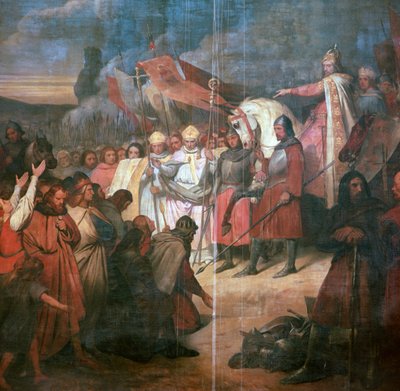 Målning av Karl den Store, 800-talet av Ary Scheffer