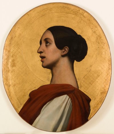 Porträtt av Pauline Viardot som helgonet Cecilia av Ary Scheffer